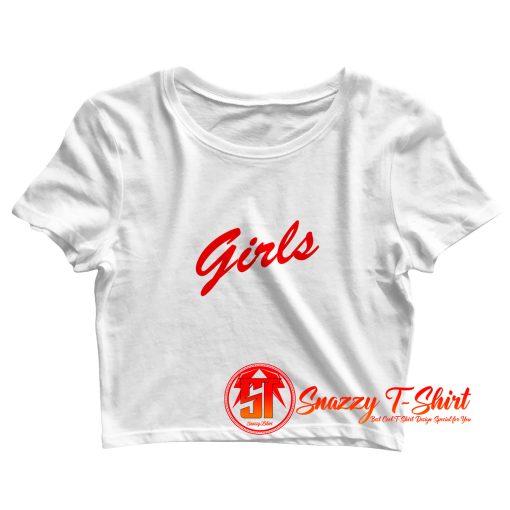 On Girls Red Crop Top Shirt