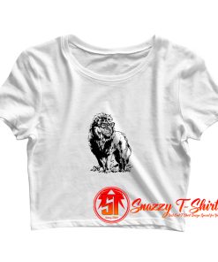On Sale Lion Professor Crop Top Shirt