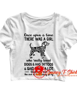 Once Upon A Time Where Was A Girl Crop Top Shirt