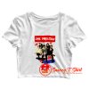 One Direction Scribble Crop Top Shirt