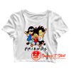 One Piece Characters Friends Crop Top Shirt