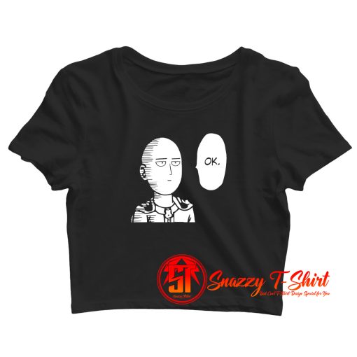 One Punch Man OK Crop Top Shirt