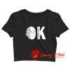 One Punch Man Okay Crop Top Shirt