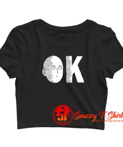 One Punch Man Okay Crop Top Shirt
