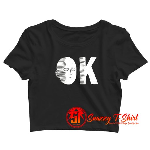 One Punch Man Okay Crop Top Shirt