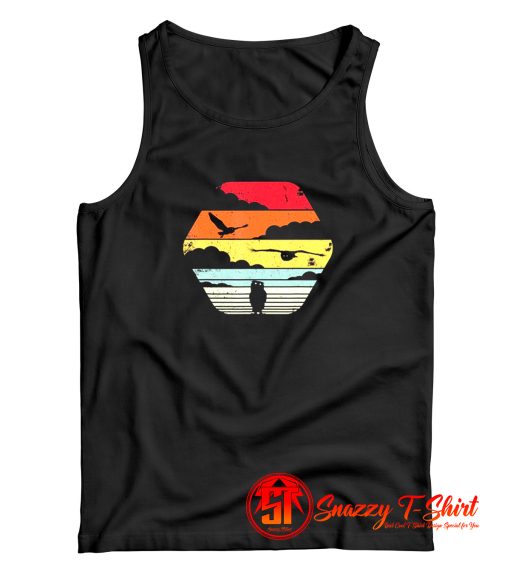 Owl Retro Style Tank Top