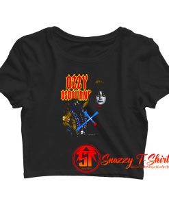 Ozzy Osbourne Diary of A Madman 1982 Tour Crop Top Shirt