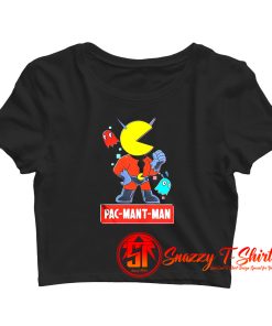 Pac Man Man Crop Top Shirt