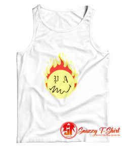 Palm Angels Flame Burning Head Tank Top
