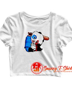 Pandas Little Girl Crop Top Shirt