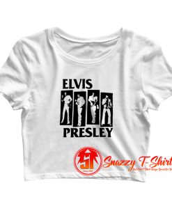 Parody Blackout Elvis Presley Las Vegas Crop Top Shirt