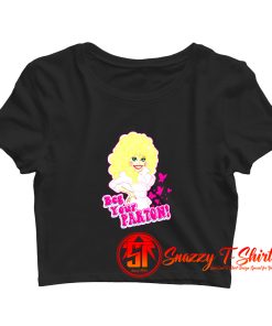 Parody Dolly Parton In The Style Of Barbie Crop Top Shirt
