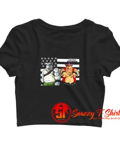 Parody Henchmen Forever Bebop And Rocksteady TMNT Crop Top Shirt