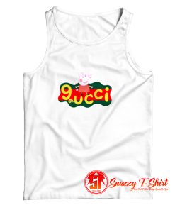 Parody Peppa Pig X Gucci Logo Tank Top