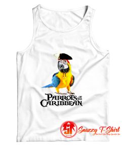 Parrots Of The Caribbean Pirates Halloween Costume Tank Top
