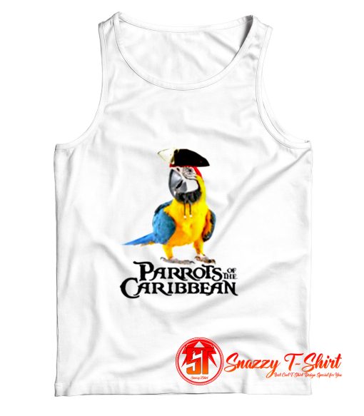 Parrots Of The Caribbean Pirates Halloween Costume Tank Top