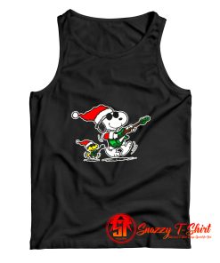 Peanuts Christmas Snoopy And Woodstock Tank Top