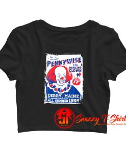 Pennywise The Danicing Clown Crop Top Shirt