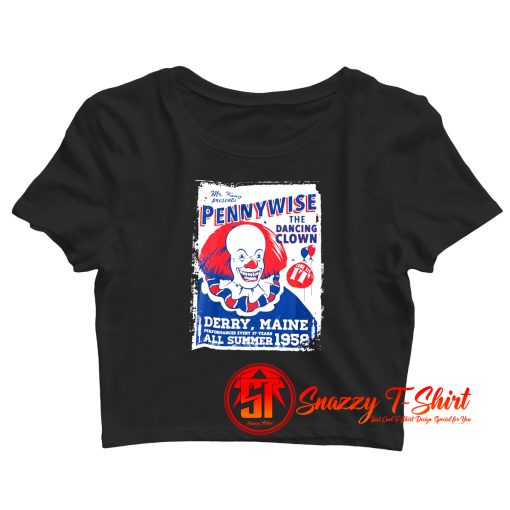 Pennywise The Danicing Clown Crop Top Shirt