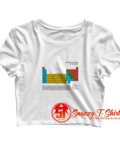 Periodic Table Crop Top Shirt