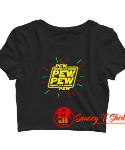 Pew pew spaces 02 Crop Top Shirt