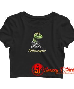 Philosoraptor Crop Top Shirt