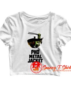Pho Metal Jacket Crop Top Shirt