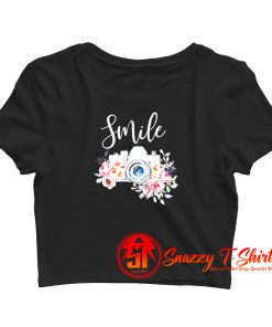 Photographer Gift Cute Crop Top Shirt