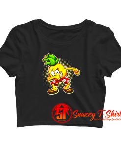 Pineapple Dab Crop Top Shirt