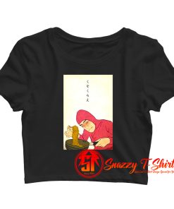 Pink Guy Cuisine Des Ramen Crop Top Shirt