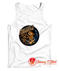 Pirates of the Caribbean brown and blue Tank Top