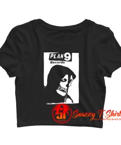 Plan 9 records Crop Top Shirt