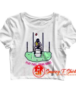 Play Twos Drink Booze Crop Top Shirt