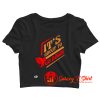 Plumber Plumbing Its About to Go Down Crop Top Shirt