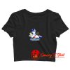 Plush Crazy Rainbow Funny Cartoon Crop Top Shirt