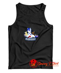 Plush Crazy Rainbow Funny Cartoon Tank Top