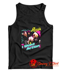 Poison I Want Action Album Cover Concert Tank Top