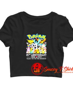 Pokemon 25th Anniversary 1996 2021 Crop Top Shirt