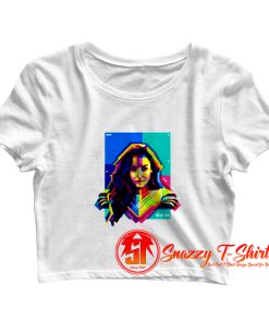 Pop Art Gal Gadot Wonder Women 84 Crop Top Shirt