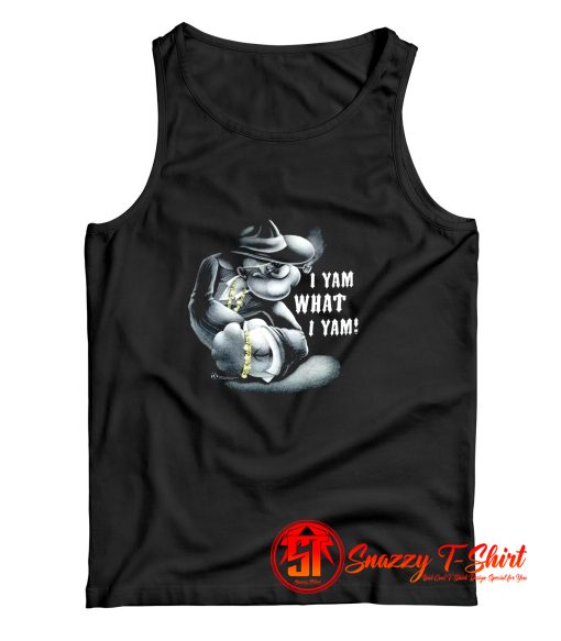Popeye I Yam What I Yam Gangster Tank Top