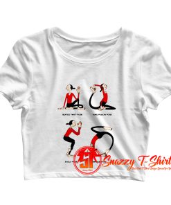 Popeye Olive yoga Crop Top Shirt