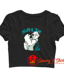Popeye Salty Since 1929 Crop Top Shirt