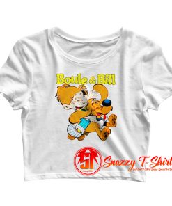 Popular Comic Boule Et Bill Crop Top Shirt