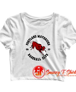 Portland Mavericks Baseball Club Crop Top Shirt