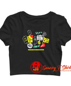 Pretty Starbucks Blm Crop Top Shirt