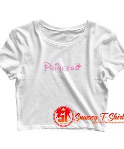 Princess font Crop Top Shirt