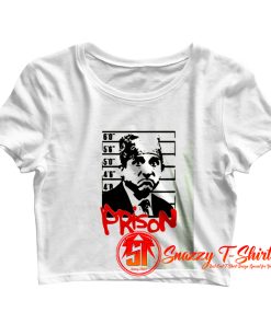 Prison Mike The Office Crop Top Shirt