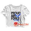 Proud Air Force Brother Crop Top Shirt