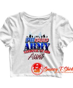 Proud Army National Guard Crop Top Shirt