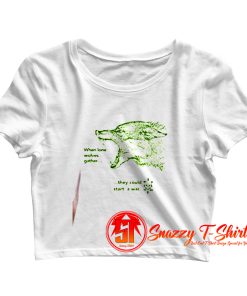 Psychic TV When Lone Wolves Gather Crop Top Shirt